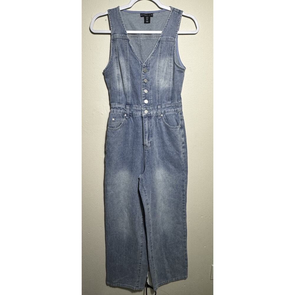 Sincerly Jules Light Wash Denim Jumpsuit